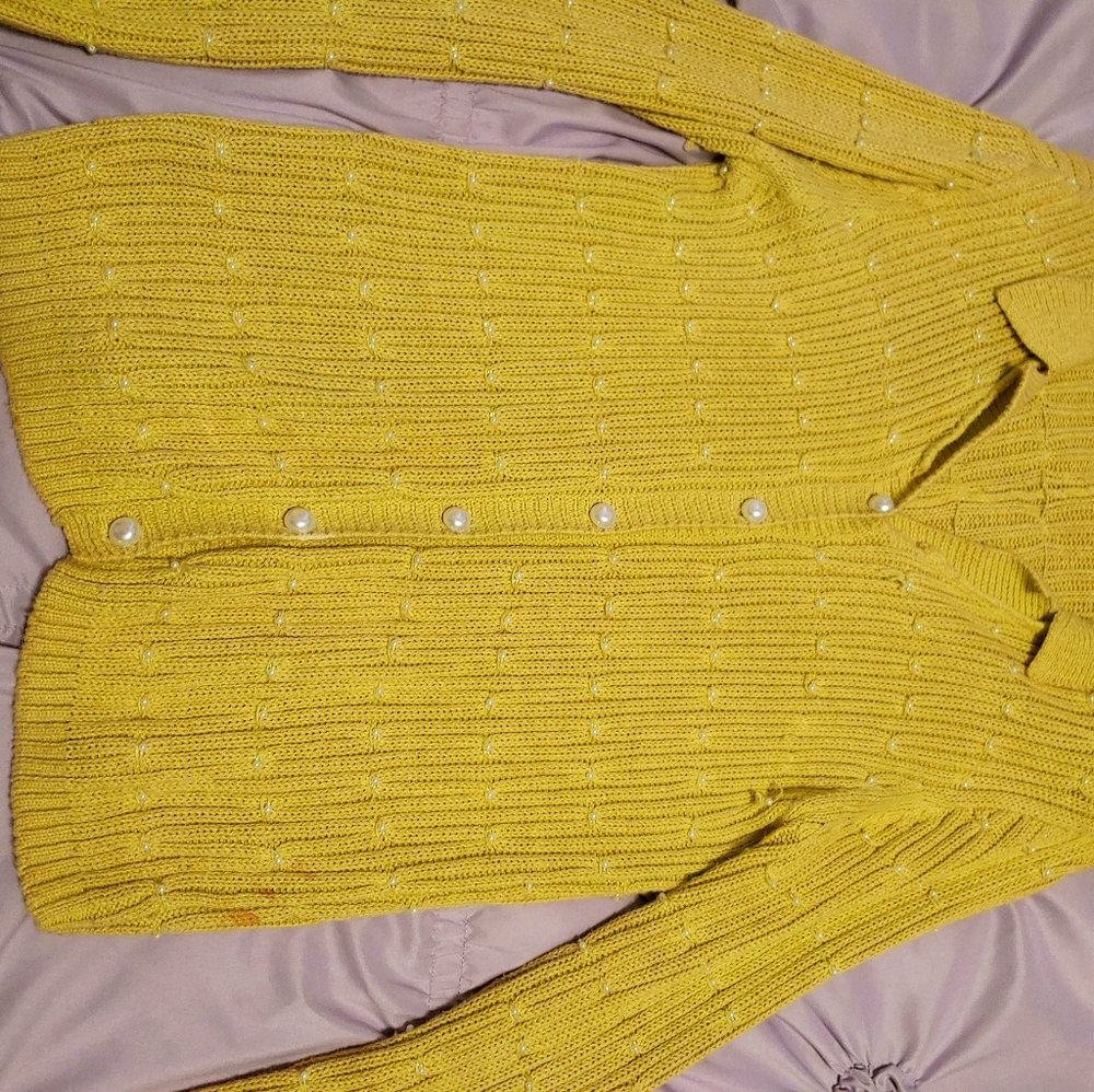 Pearl beaded sweaters